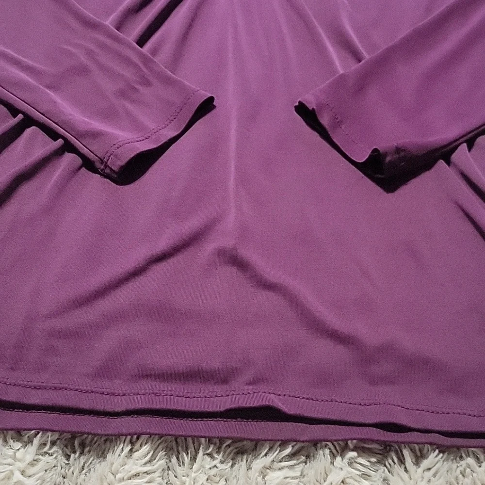 🌞RED BY BKE Deep Maroon Long Sleeve Top. Sz Large - Picture 4 of 4